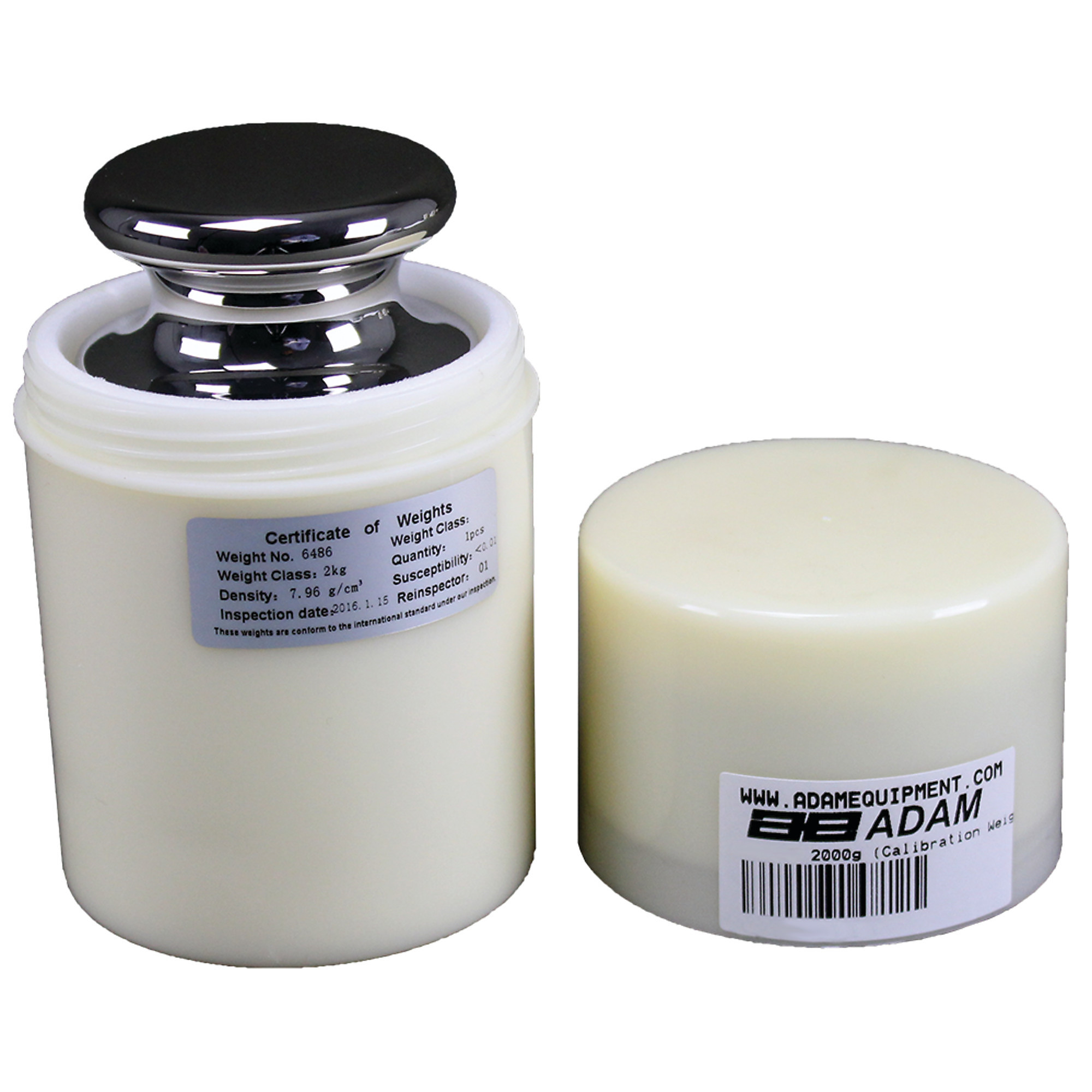 Adam Equipment, ASTM2 2000G Calibration Weight, Model# ASTM 2 - 2000G